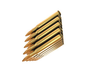 Cartridge isolated on background. 3d rendering - illustration