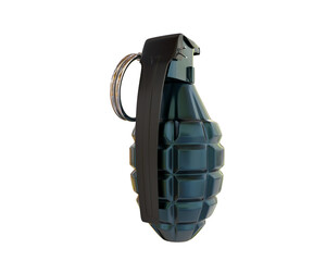 Fototapeta premium Grenade isolated on background. 3d rendering - illustration