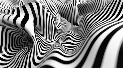 Detailed black and white zebra stripes, suitable for various design projects