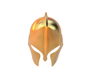 Gladiator helmet isolated on background. 3d rendering - illustration