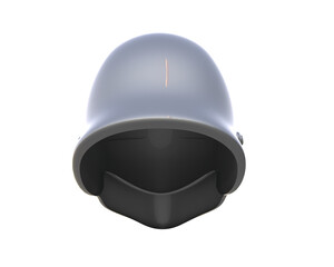 Fototapeta premium Warrior helmet isolated on background. 3d rendering - illustration