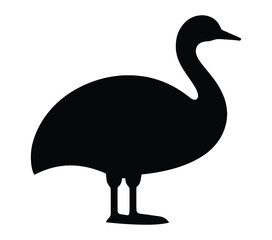 African Finfoot vector. African Finfoot vector icon in flat style.