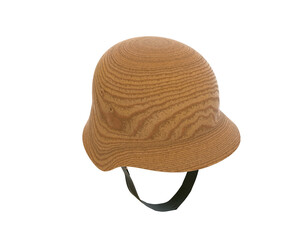 War helmet isolated on background. 3d rendering - illustration