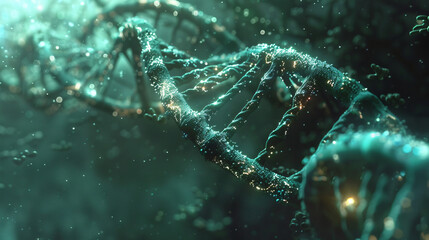 Genetic bioenhancements evolve biology - obrazy, fototapety, plakaty