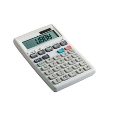 calculator isolated on white