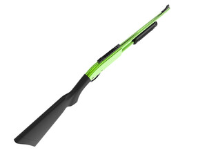 Shotgun isolated on background. 3d rendering - illustration
