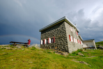 Pombie shelter, Pyrenees National Park, Pyrenees Atlantiques, France