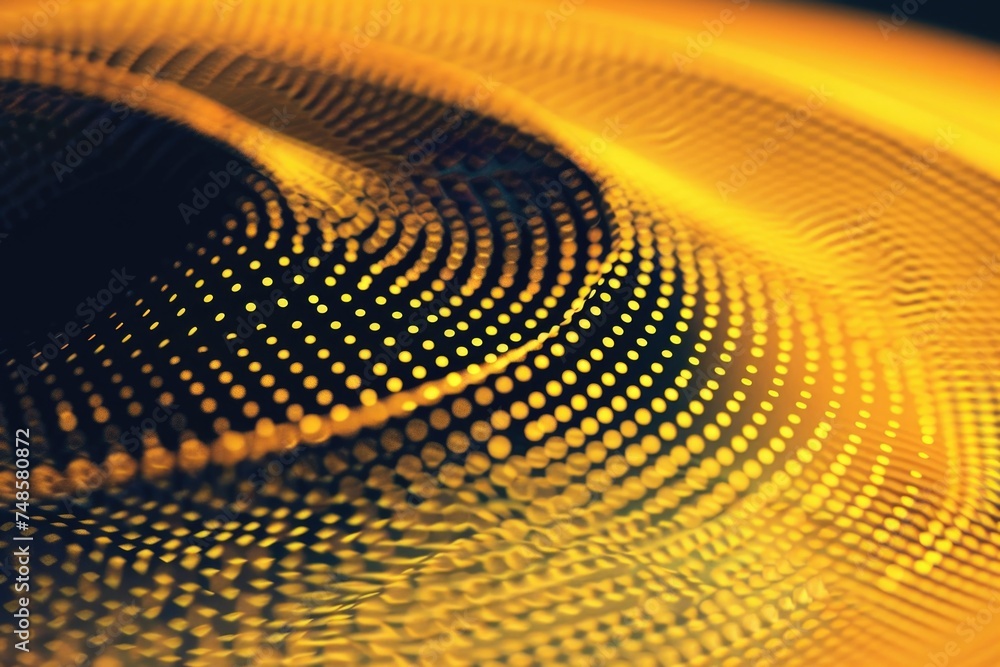 Poster detailed view of a yellow and black object, suitable for various design projects
