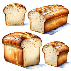 Homemade Bliss: Exploring Delicious Loaves of Bread.(Generative AI)