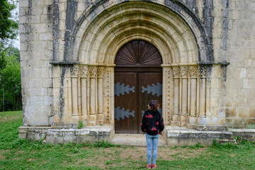Romanesque church of Santa María de Siones, Valle de Mena. Merindades. BurgosCastilla y Leon, Spain