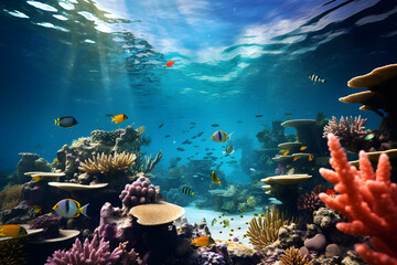 Aquatic Wonders: Underwater Exploration | Generative AI	