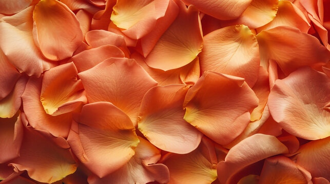 Fototapeta Beautiful background of single rose petals