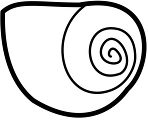 Exotic sheashell doodle beach sand