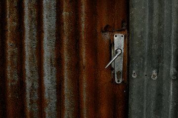 the old door is locked