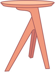 Decorative furniture doodle table