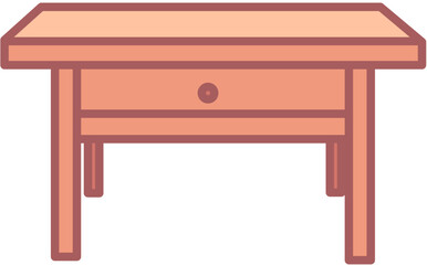 Decorative furniture doodle table