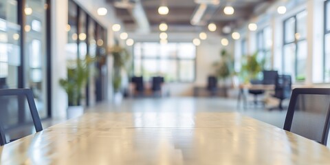 Fototapeta premium Blurred of office background
