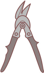 Workshop tools equipment doodle, water plump plier