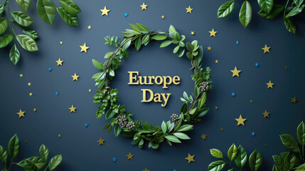 Europe Day, Olive branch emblem conveys peace and prosperity
