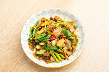 Hunan cuisine fried large intestine