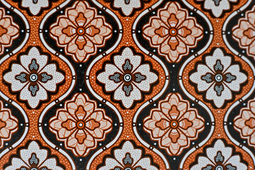 Indonesian batik texture background