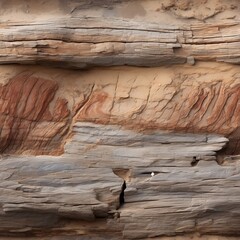 Detailed tree bark texture in sandy beige tones for background or design element