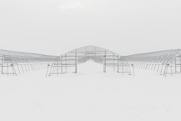 architectural sketch of a agriculture building