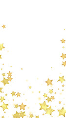 Magic stars vector overlay.  Gold stars scattered