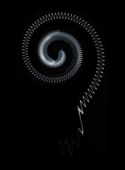  the incandescent filament,    emulation,  art abstract photo of fuzzy shapes of smoke on a black background.
