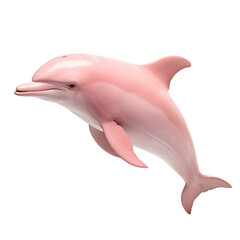 The dolphin on a transparent background