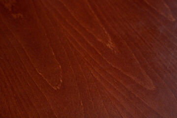 Dark Mahogany Wooden Table: Perspective View of Empty Surface - Versatile Background