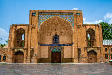 Majestic Ali Qapu Gate Façade in Qazvin, Iran