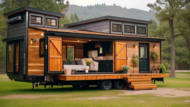 Let your wanderlust run wild in this luxurious and movable tiny house designed for those who crave a life on the move.
