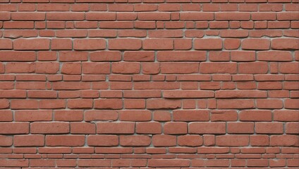 Red Brick Wall Seamless Texture for Social Media Graphics. AI Generated