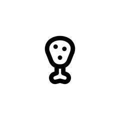 Chicken Icon for Restaurants and Food Stalls