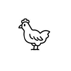 Chicken Icon for Restaurants and Food Stalls