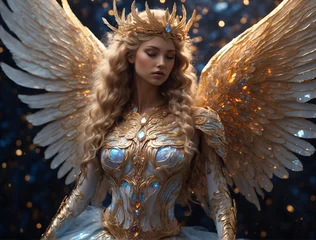 Cercles muraux Carnaval angel with wings