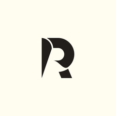 Letter R logo design for business with modern idea