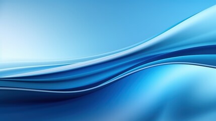 Fototapeta premium Abstract gradient bright blue background. 