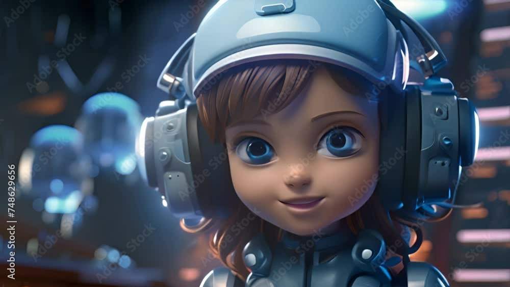 Poster 3d render customer support chatbots: develop an ai-powered chatbot to handle customer inquiries and 