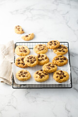 Traditional homemade chocolate chip cookies