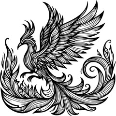 black and white tattoo