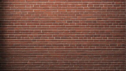 Weathered Red Brick Wall Seamless Texture Background. AI Generated