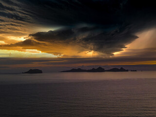 Vestmannaeyjar sunset