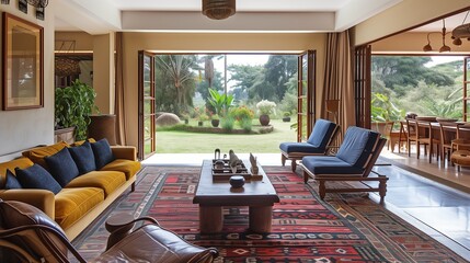 modern luxury with authentic African craftsmanship