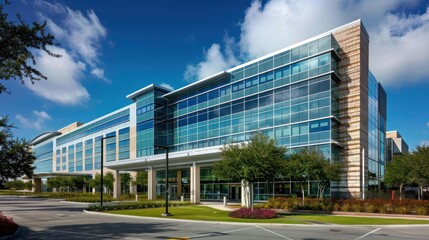 Modern Hospital Building ,Hospital building and environment