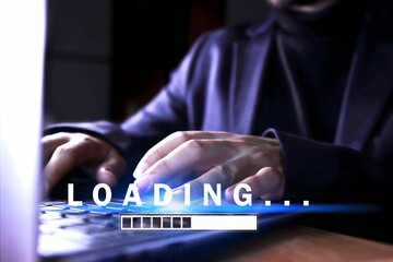 Waiting for a computer loading process