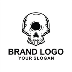 Skull cyclops logo company