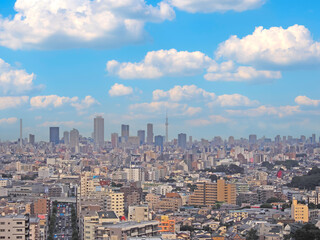 Fototapeta na wymiar 東京の街並み。