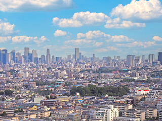 東京の街並み。